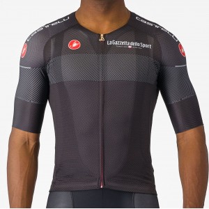 Heren Fietskleding Zwart Giro d'Italia 2024 koersshirt