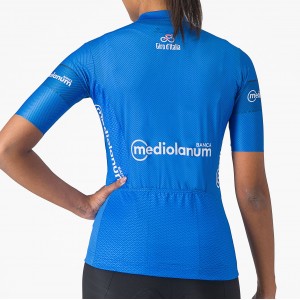 Dames Fietskleding Blauw Giro d'Italia 2024 Competizione-shirt