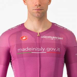 Heren Fietskleding Cyclamen Giro d'Italia 2024 koersshirt Heren Fietskleding Cyclamen Giro d'Italia 2024 koersshirt