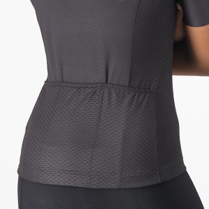 Dames Fietskleding Zwart Giro d'Italia 2024 Competizione-shirt