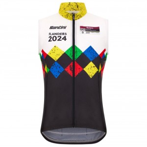 Heren Santini UCI Gravel Wereldkampioenschappen Vlaanderen Vest 2024 Heren Santini UCI Gravel Wereldkampioenschappen Vlaanderen Vest 2024