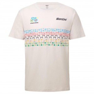 Heren Fietskleding Kleding Santini UCI WEG- EN PARA-WIELRENNEN ZURIGO T-shirt 2024
