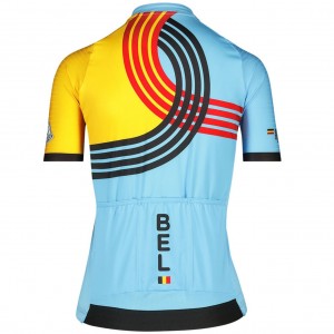 Dames Fietskleding, Belgisch Elftal dames bibshort - Parijs 2024