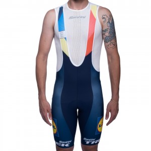 Heren Fietskleding Santini Lidl Trek 2024 koersbroek