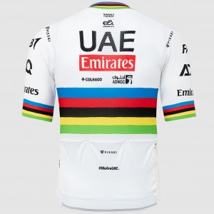 Heren Fietskleding Team UAE 2024 Pissei shirt - Wereldkampioen