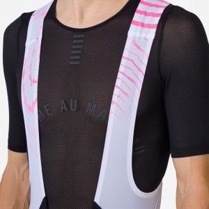 Heren Fietskleding Rapha EF Education EasyPost Pro Team 2024 koersbroek met bretels