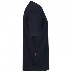 Heren Fietskleding T-shirt Rapha Logo - Blauw