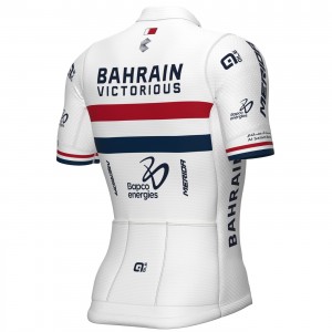 Heren Fietskleding Ale Bahrain Victorious 2024 PRS-shirt - Kampioen van Groot-Brittannië