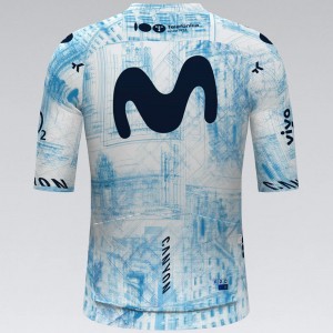 Heren Fietskleding Team Movistar 2024 Infinity La Vuelta-shirt