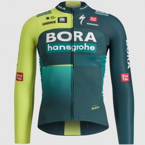Heren Fietskleding Sportful Bora Hansgrohe 2024 Thermal shirt met lange mouwen Heren Fietskleding Sportful Bora Hansgrohe 2024 Thermal shirt met lange mouwen