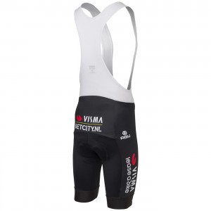 Heren Fietskleding Agu Team Visma Lease een fietsbroek met bretels bij fiets 2024 Heren Fietskleding Agu Team Visma Lease een fietsbroek met bretels bij fiets 2024