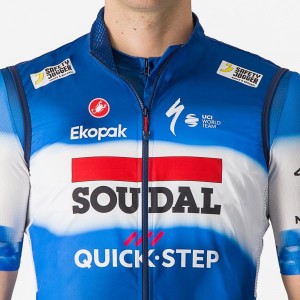 Heren Fietskleding Castelli Soudal Quick-Step 2024 Pro Light Windvest