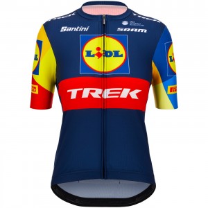 Dames Fietskleding Santini Lidl Trek 2024 damesshirt