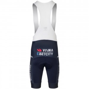 Heren Fietskleding Team Visma Lease een fiets 2024 De Renaissance Agu bretels-TDF