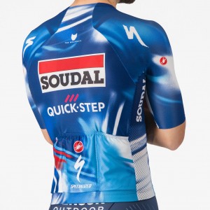 Heren Fietskleding Castelli Soudal Quick-Step 2025 Climber's A/C Shirt Heren Fietskleding Castelli Soudal Quick-Step 2025 Climber's A/C Shirt