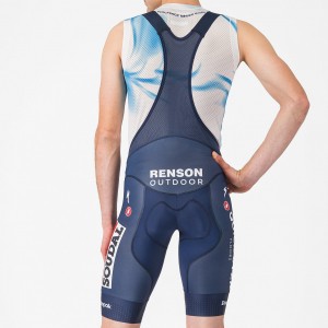 Heren Fietskleding Castelli Soudal Quick-Step 2024 Competizione korte koersbroek met bretels