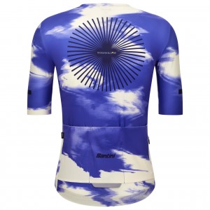 Heren Fietskleding Santini Parijs-Nice 2025 Shirt