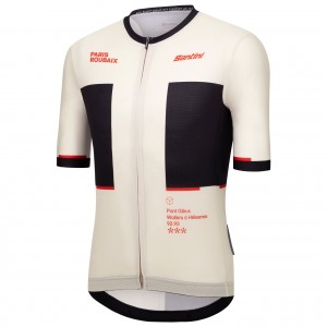 Heren Fietskleding Santini Parijs-Roubaix 2025 Shirt