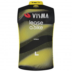 Heren Fietskleding Team Visma Lease a Bike 2025 Wind The Swarm-TDF Vest