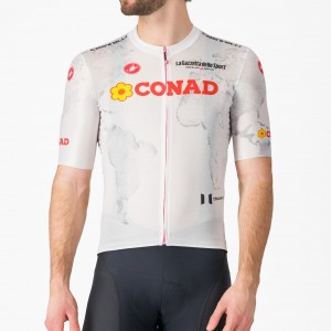 Heren Fietskleding Wit Giro d'Italia 2025 Competizione 3-shirt