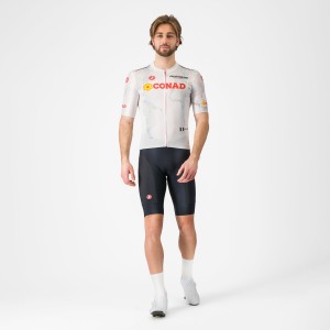 Heren Fietskleding Wit Giro d'Italia 2025 Competizione 3-shirt