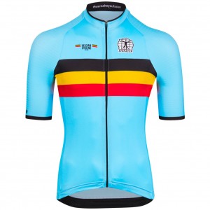 Heren Fietskleding Bioracer Belgisch Nationaal Team 2025 Icon Classic Shirt