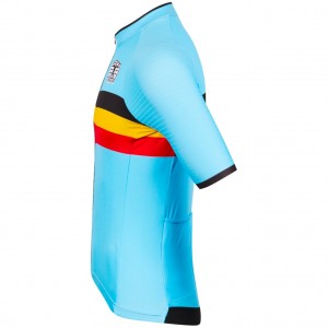 Heren Fietskleding Bioracer Belgisch Nationaal Team 2025 Icon Classic Shirt