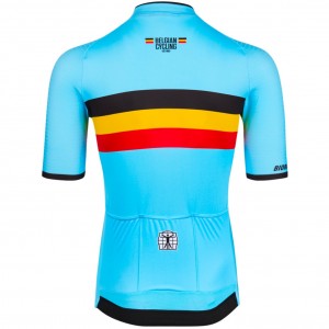 Heren Fietskleding Bioracer Belgisch Nationaal Team 2025 Icon Classic Shirt