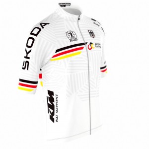 Heren Fietskleding Bioracer Duits Nationaal Team 2025 Icon Classic Shirt