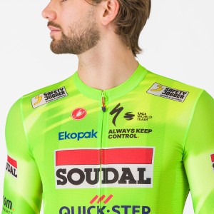 Heren Fietskleding Castelli Soudal Quick-Step 2025 Competizione 3 Shirt-Visibility 25