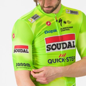 Heren Fietskleding Castelli Soudal Quick-Step 2025 Competizione 3 Shirt-Visibility 25