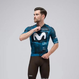 Heren Fietskleding Gobik Movistar Team Gravel Squad 2025 Cx Pro 4.0-shirt Heren Fietskleding Gobik Movistar Team Gravel Squad 2025 Cx Pro 4.0-shirt