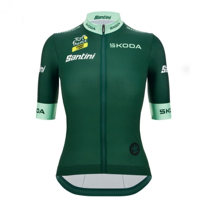 Dames Groene Tour de France 2025 Fan Line Trui