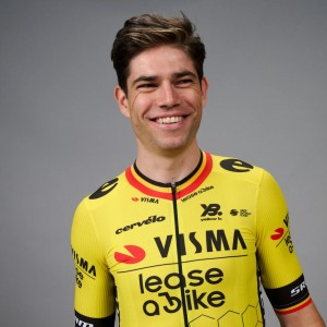 Heren Teamkleding Visma Lease a Bike 2025 Shirt - Wout Van Aert