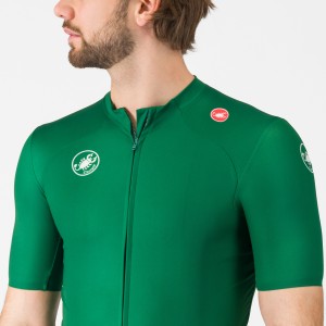 Heren Fietskleding Vintage Giro d'Italia 2025-shirt - Groen