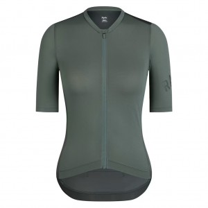Dames Rapha Pro Team Training damesshirt - Groen Dames Rapha Pro Team Training damesshirt - Groen