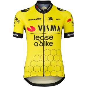 Dames Fietskleding Team Visma Lease a Bike 2025 damesshirt