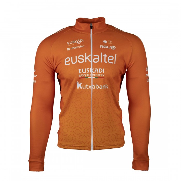 Heren Fietskleding Agu Euskaltel Euskadi 2025 shirt met lange mouwen