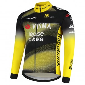 Heren Team Visma Lease a Bike 2025 The Swarm shirt met lange mouwen - TDF
