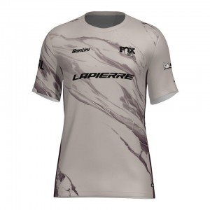 Heren Team Lapierre 2025 Santini MTB shirt Heren Team Lapierre 2025 Santini MTB shirt
