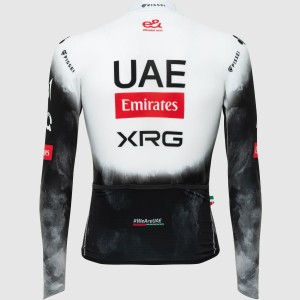 Heren UAE Team Emirates 2025 Primapelle Pissei shirt met lange mouwen