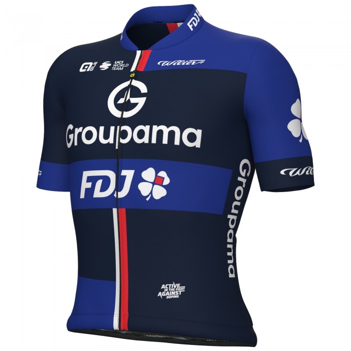Heren Fietskleding Ale Groupama FDJ 2025 shirt