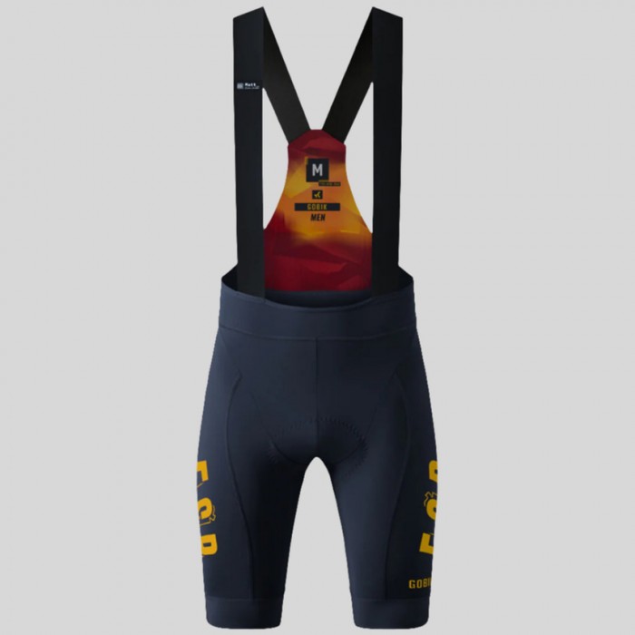 Heren Fietskleding Gobik RFEC 2025 Matt Solid 2.0 Bib Tights - Blauw