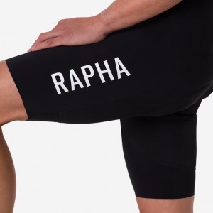Heren Rapha Pro Team 3 koersbroek - Zwart en wit