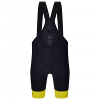 Heren Fietskleding Santini Yellow Tour de France 2025 Bib Tights