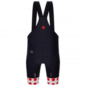 Heren Fietskleding Santini Pois Tour de France 2025 Bib Tights