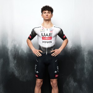 Heren UAE Team Emirates 2025 Hybrid Pissei bodysuit