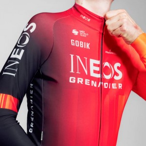 Heren Fietskleding Gobik Ineos Grenadiers 2025 Hyder trui met lange mouwen