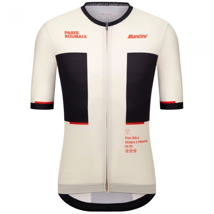 Heren Fietskleding Santini Parijs-Roubaix 2025 Shirt
