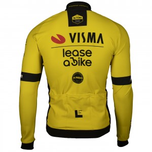Heren Fietskleding Team Visma Lease a Bike 2025 Premium Polartec Jack